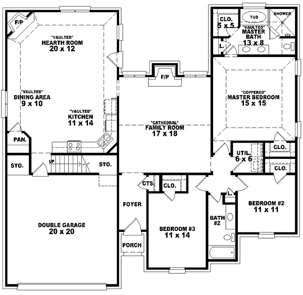Main Floor Plan: 6-1438