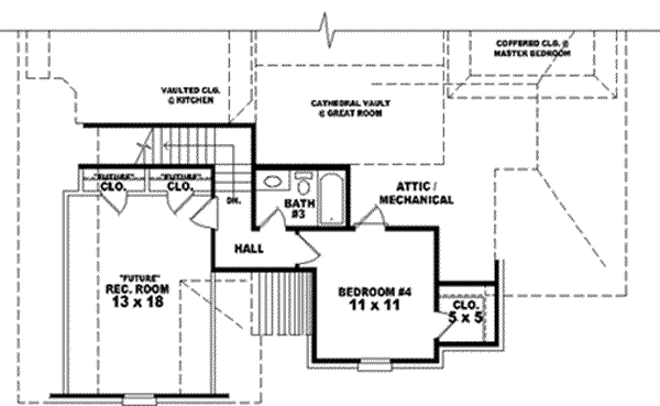Upper/Second Floor Plan: 6-1438