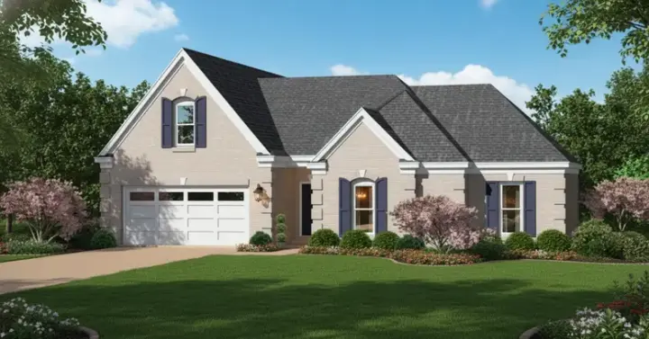 Traditional house plans 6-1439 - front exterior, 2,215 sq ft, 3 bed, 2 bath house plans | Monster House Plans