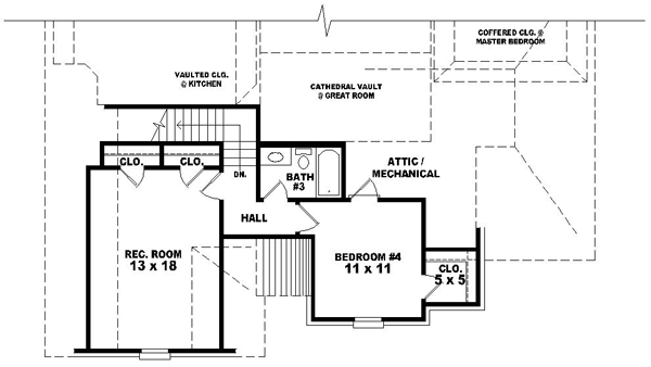 Upper/Second Floor Plan: 6-1440