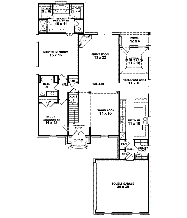 Main Floor Plan: 6-1446