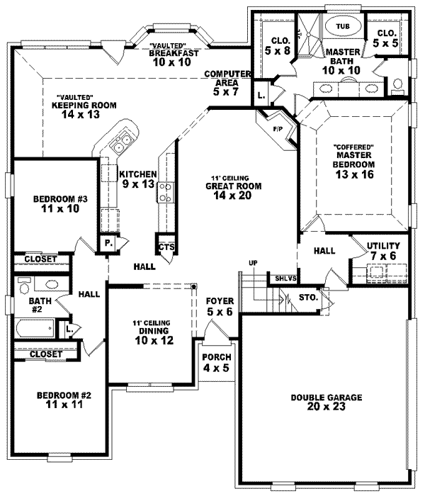 Main Floor Plan: 6-1450