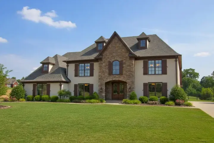 European house plans 6-1453 - front exterior, 2,738 sq ft, 4 bed, 3 bath house plans | Monster House Plans