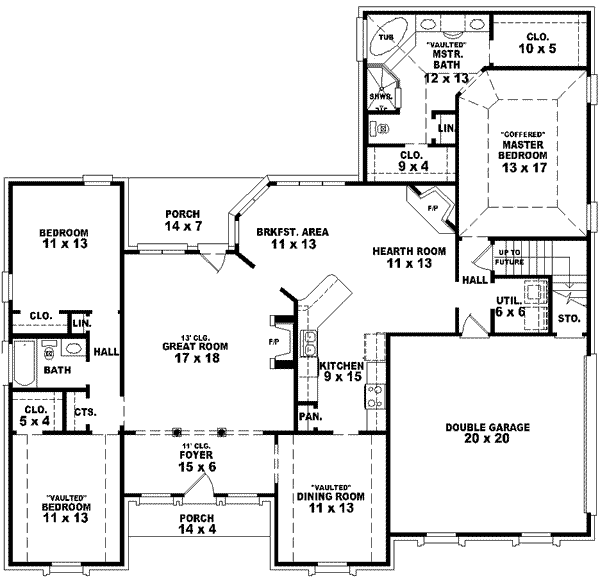 Main Floor Plan: 6-1457