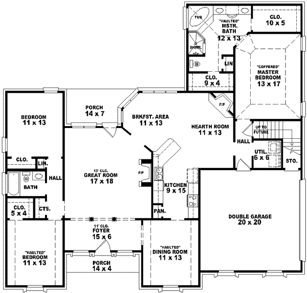 Main Floor Plan: 6-1458
