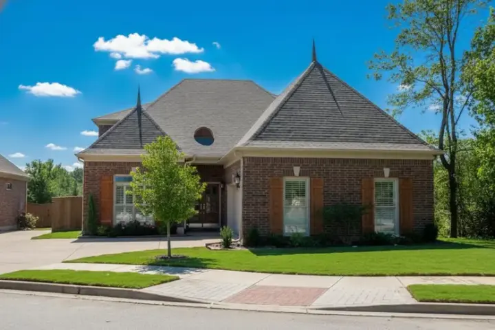 French Country house plans 6-1466 - front exterior, 3,028 sq ft, 4 bed, 3 bath house plans | Monster House Plans