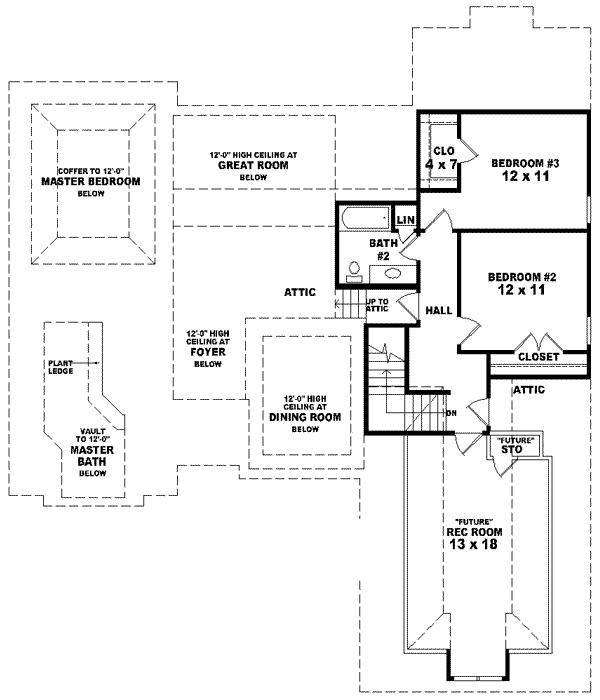 Upper/Second Floor Plan: 6-1473