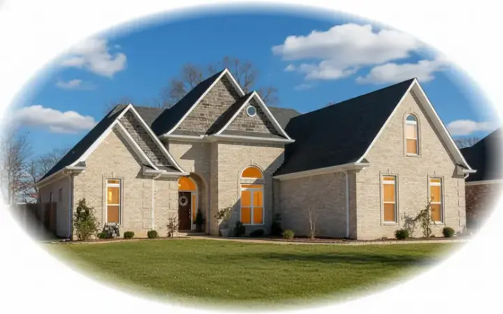 Traditional house plans 6-1478 - front exterior, 2,638 sq ft, 3 bed, 3 bath house plans | Monster House Plans
