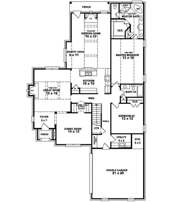 Main Floor Plan: 6-1480
