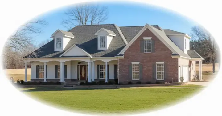 Southern house plans 6-1482 - front exterior, 3,522 sq ft, 4 bed, 3 bath house plans | Monster House Plans