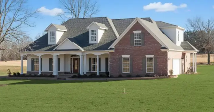 Country house plans 6-1483 - front exterior, 3,856 sq ft, 4 bed, 3 bath house plans | Monster House Plans