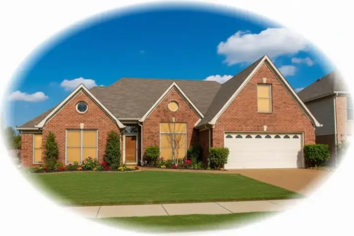 Traditional house plans 6-1484 - front exterior, 2,518 sq ft, 3 bed, 2 bath house plans | Monster House Plans