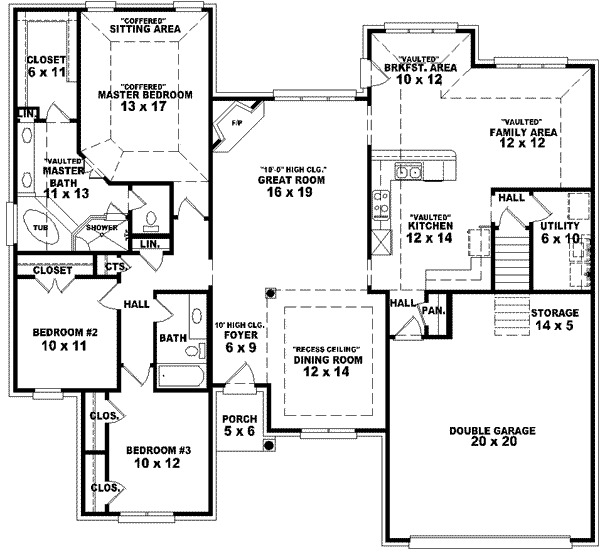 Main Floor Plan: 6-1486
