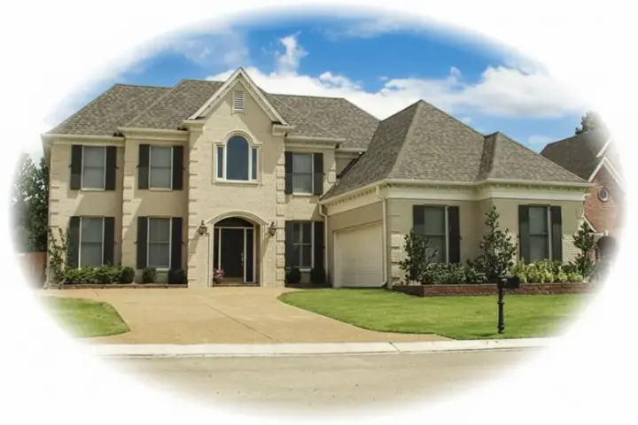 European house plans 6-1490 - front exterior, 3,452 sq ft, 4 bed, 3 bath house plans | Monster House Plans