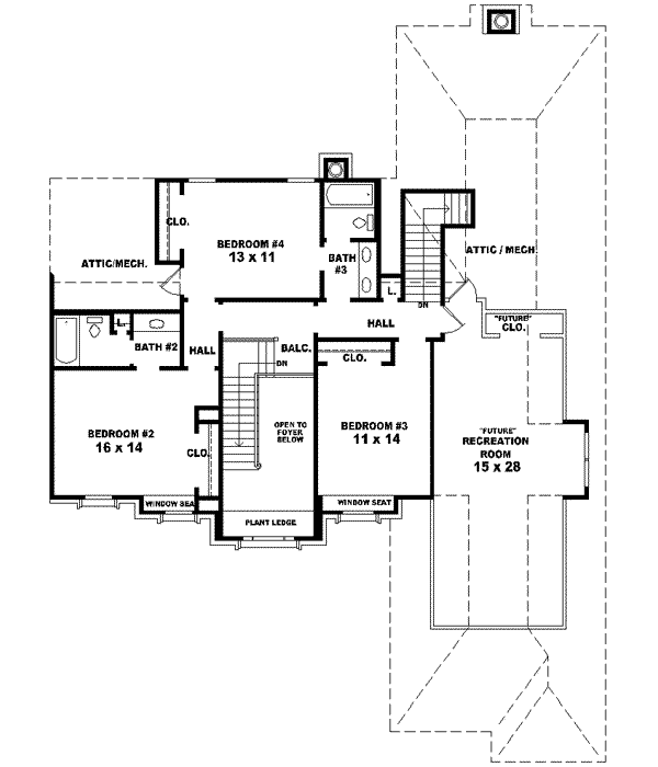 Upper/Second Floor Plan: 6-1491