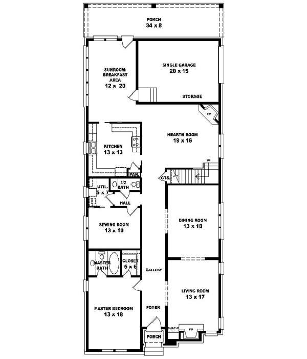 Main Floor Plan: 6-1493