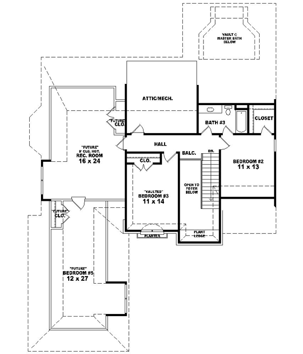 Upper/Second Floor Plan: 6-1503