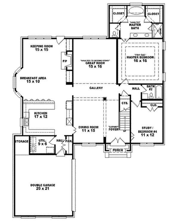 Main Floor Plan: 6-1504