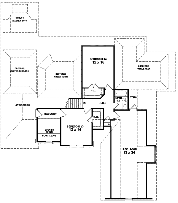 Upper/Second Floor Plan: 6-1508