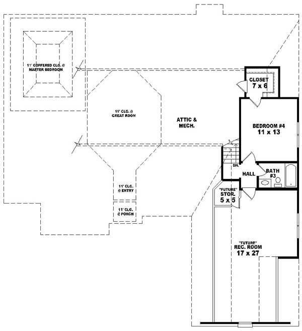 Upper/Second Floor Plan: 6-1509