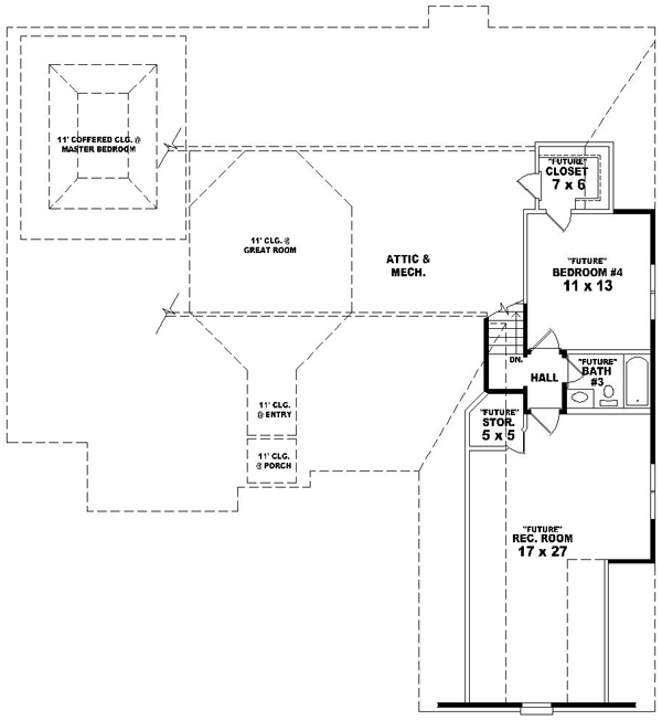 Upper/Second Floor Plan: 6-1510