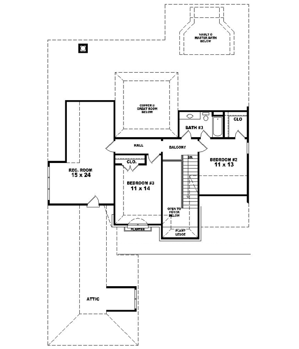 Upper/Second Floor Plan: 6-1513