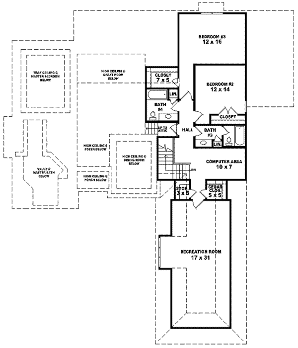 Upper/Second Floor Plan: 6-1514