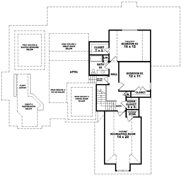 Upper/Second Floor Plan: 6-1515