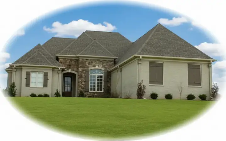 Traditional house plans 6-1517 - front exterior, 3,327 sq ft, 3 bed, 3 bath house plans | Monster House Plans