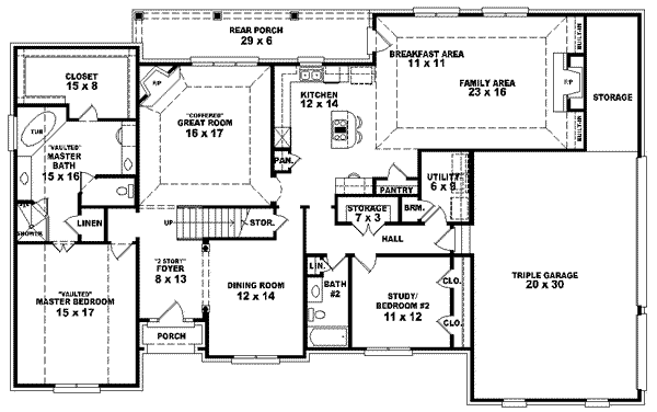 Main Floor Plan: 6-1518