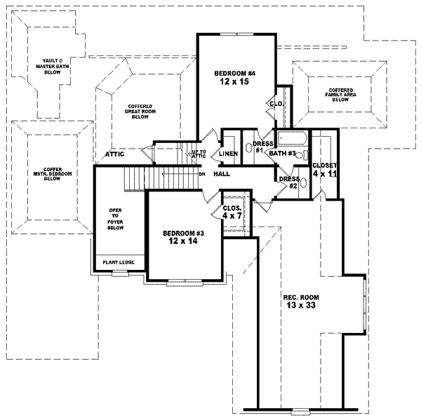 Upper/Second Floor Plan: 6-1519