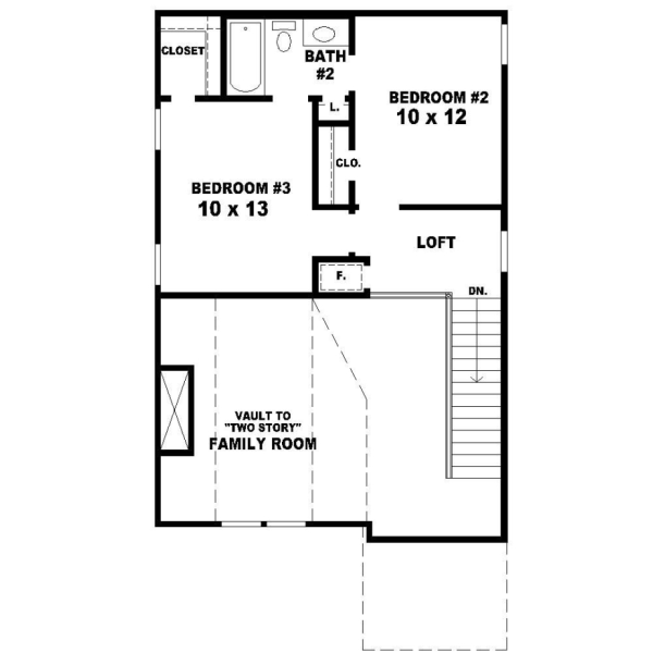 Upper/Second Floor Plan: 6-152