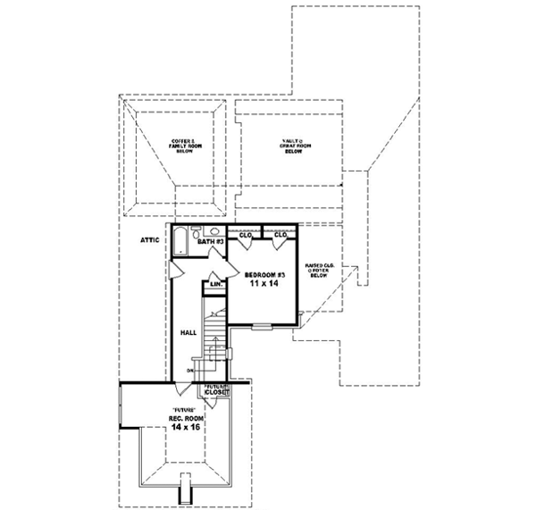 Upper/Second Floor Plan: 6-1526