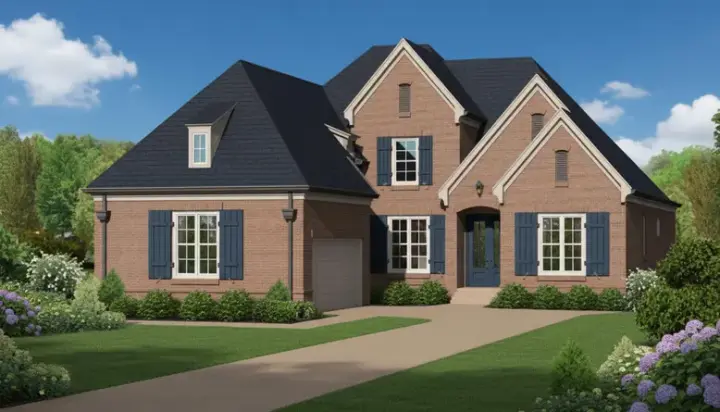 Traditional house plans 6-1527 - front exterior, 3,105 sq ft, 3 bed, 3 bath house plans | Monster House Plans