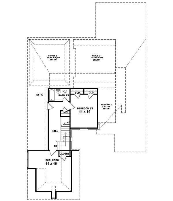 Upper/Second Floor Plan: 6-1527