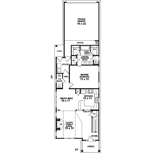 Main Floor Plan: 6-153