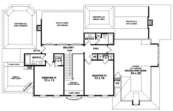 Upper/Second Floor Plan: 6-1533