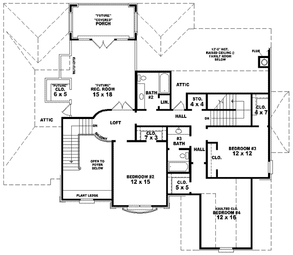 Upper/Second Floor Plan: 6-1537
