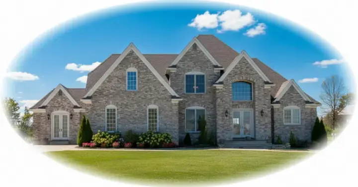 European house plans 6-1539 - front exterior, 3,671 sq ft, 3 bed, 3 bath house plans | Monster House Plans