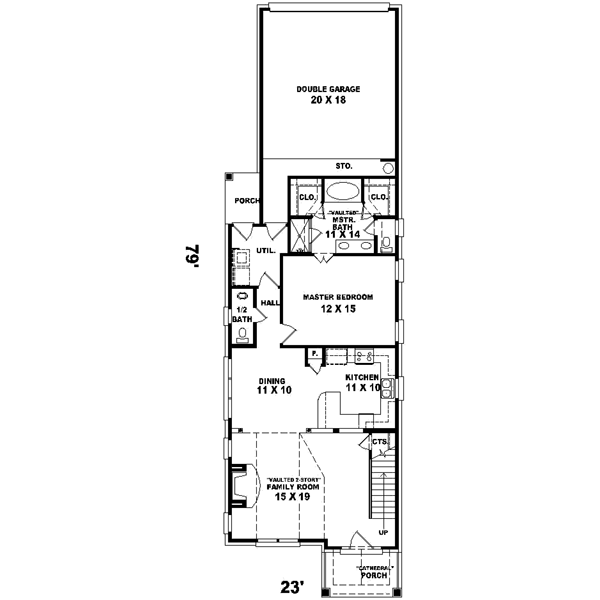Main Floor Plan: 6-154