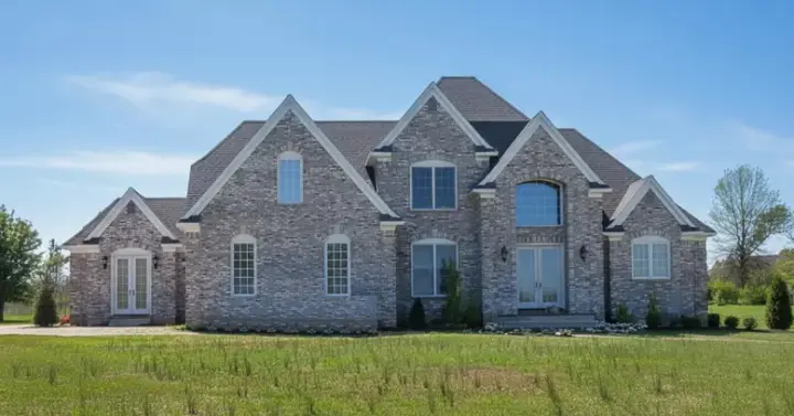 European house plans 6-1542 - front exterior, 3,274 sq ft, 3 bed, 3 bath house plans | Monster House Plans