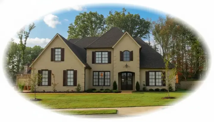 French Country house plans 6-1543 - front exterior, 3,636 sq ft, 4 bed, 3 bath house plans | Monster House Plans