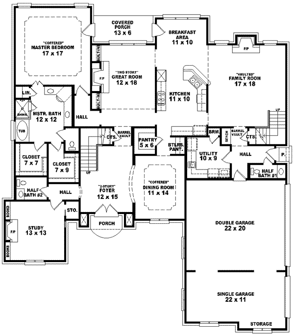 Main Floor Plan: 6-1545