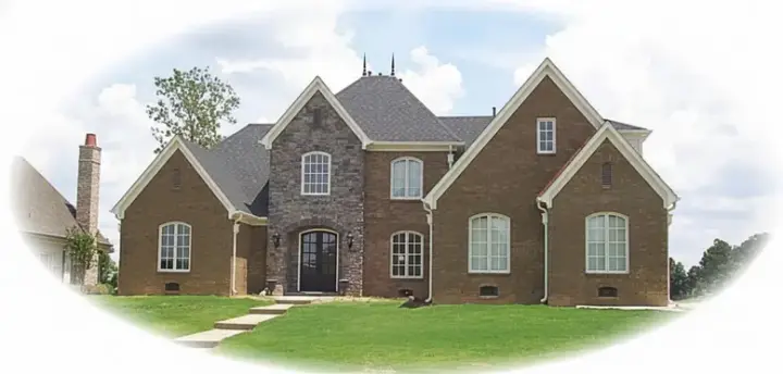 European house plans 6-1546 - front exterior, 4,183 sq ft, 4 bed, 3 bath house plans | Monster House Plans