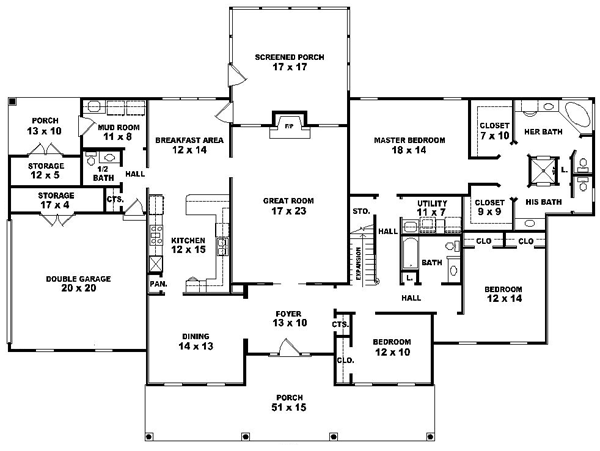 Main Floor Plan: 6-1548
