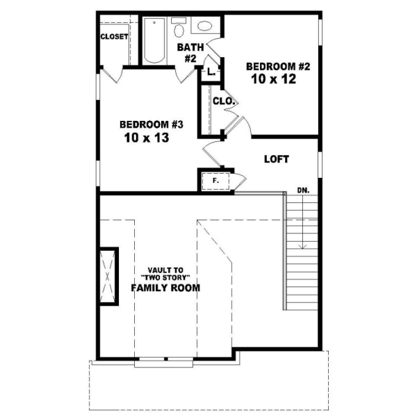 Upper/Second Floor Plan: 6-155