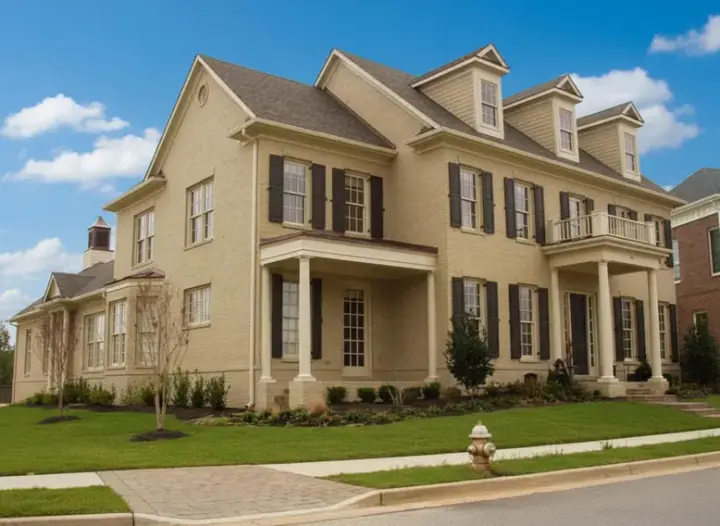 Southern Colonial house plans 6-1551 - front exterior, 3,289 sq ft, 3 bed, 3 bath house plans | Monster House Plans