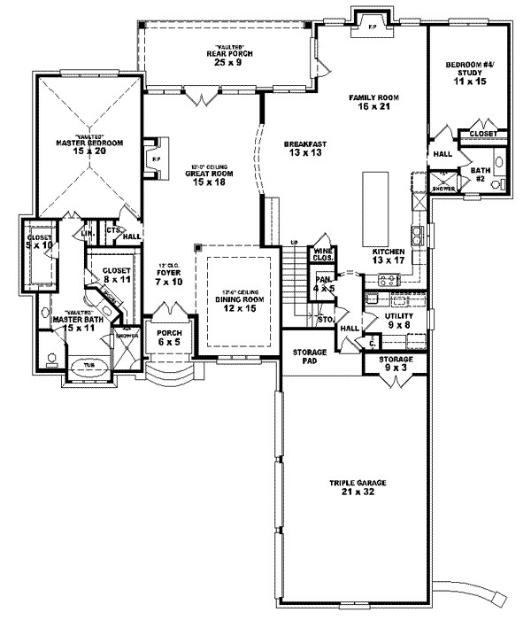 Main Floor Plan: 6-1555