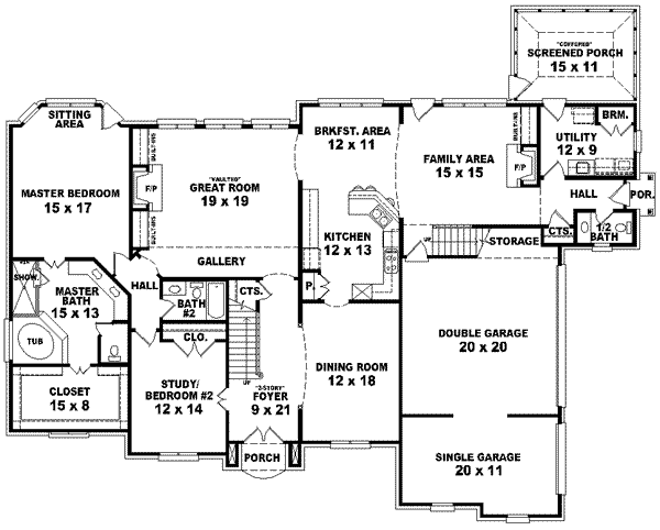 Main Floor Plan: 6-1557