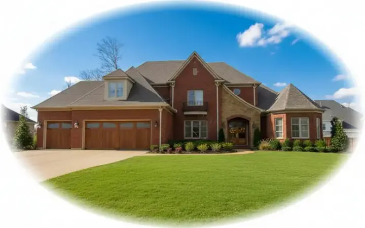 French Country house plans 6-1558 - front exterior, 4,408 sq ft, 4 bed, 4 bath house plans | Monster House Plans